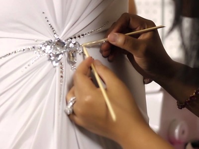 How to Stone a Pageant Dress : Pageant Dresses & Sewing