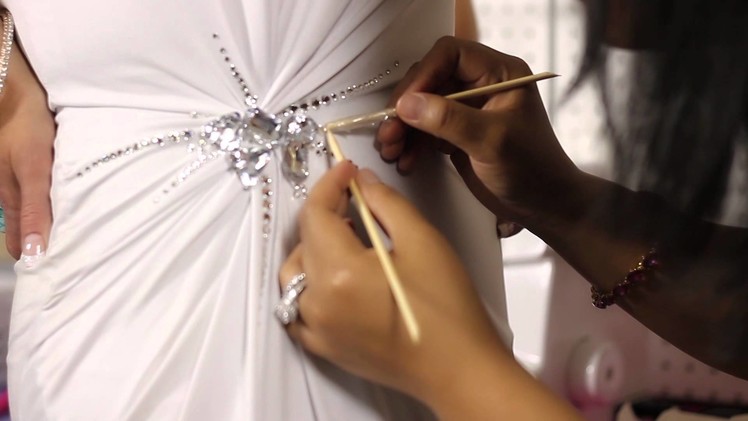 How to Stone a Pageant Dress : Pageant Dresses & Sewing