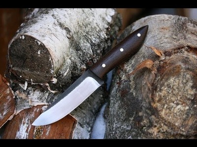 Knifemaking tutorial - making a bushcraft knife