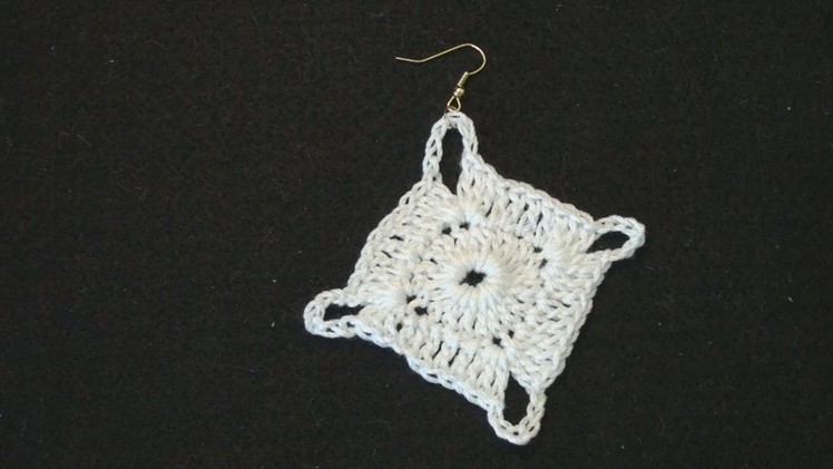 Left Hand Crochet - Crochet Earring Irene Left Hand Version Crochet Geek