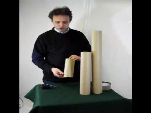 Mailing Tube Lengthening - How To Create The Cardboard Postal Tube To The Right Length