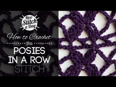 (OLD) How to Crochet the Posies in a Row Stitch
