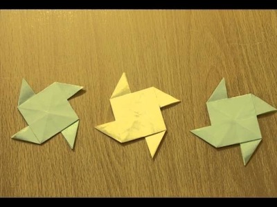 Origami stop motion. Just a note. 
