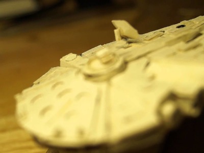 Papercraft Millenium Falcon made from scratch.