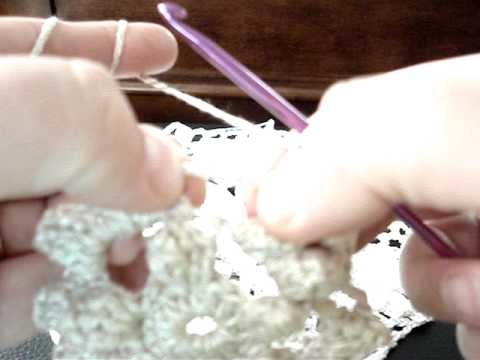 ( PART 3) MOTIF OF Crocheted Popcorn Pinwheel Bed Spread