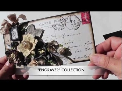 Scrapbooking Super-Easy-to-Make Paper Bag Mini Album (Prima's "Engraver" Collection).m4v