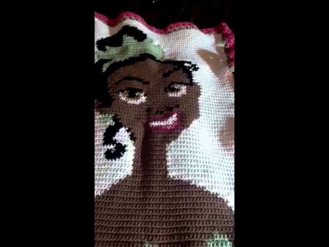 Tapestry Crochet Blanket: Princess Tiana Inspired Blanket