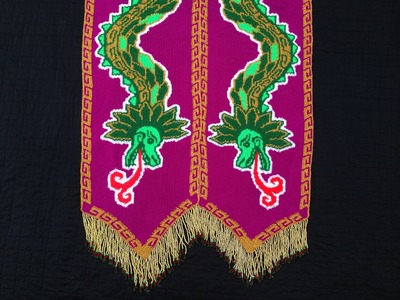 Tapestry Crochet: Colotl & Cohuatl Sashes [english version]