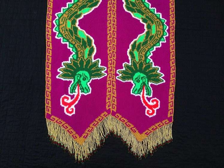 Tapestry Crochet: Colotl & Cohuatl Sashes [english version]