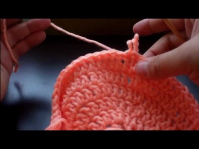 Tutorial-Crochet baby beanie (size 12 to 36 months)