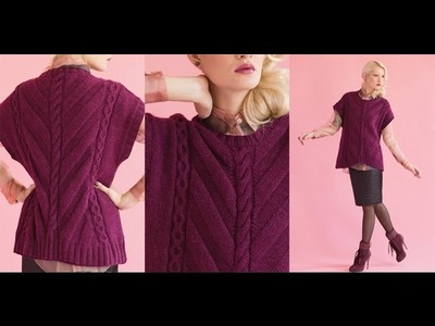 #20 Cable and Chevron Top, Vogue Knitting Holiday 2014