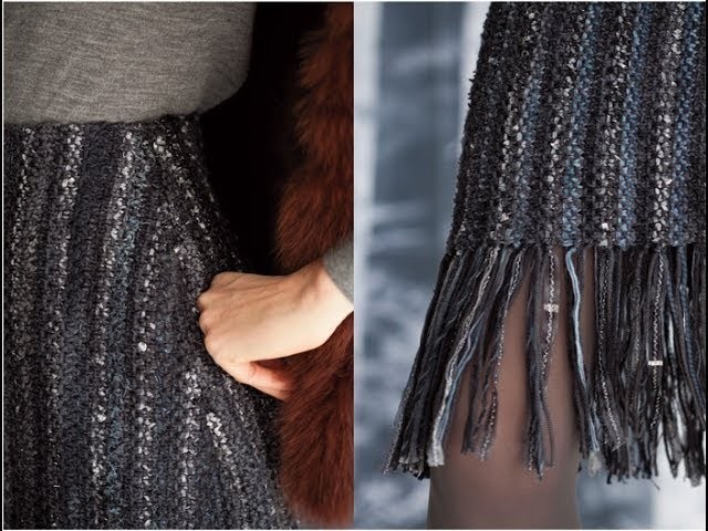 #34 Fringed Skirt, Vogue Knitting Winter 2011.12