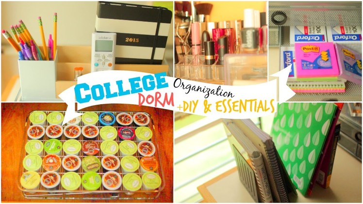 Back to School: College Dorm Room Organization Ideas + DIY & Essentials
