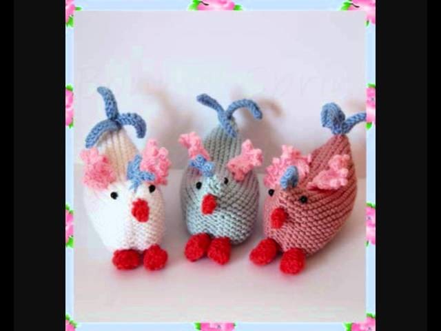Bonnie Easter Spring Chicks Chickens Hens Baby Pram Soft Toys Aran DK Yarn Toy