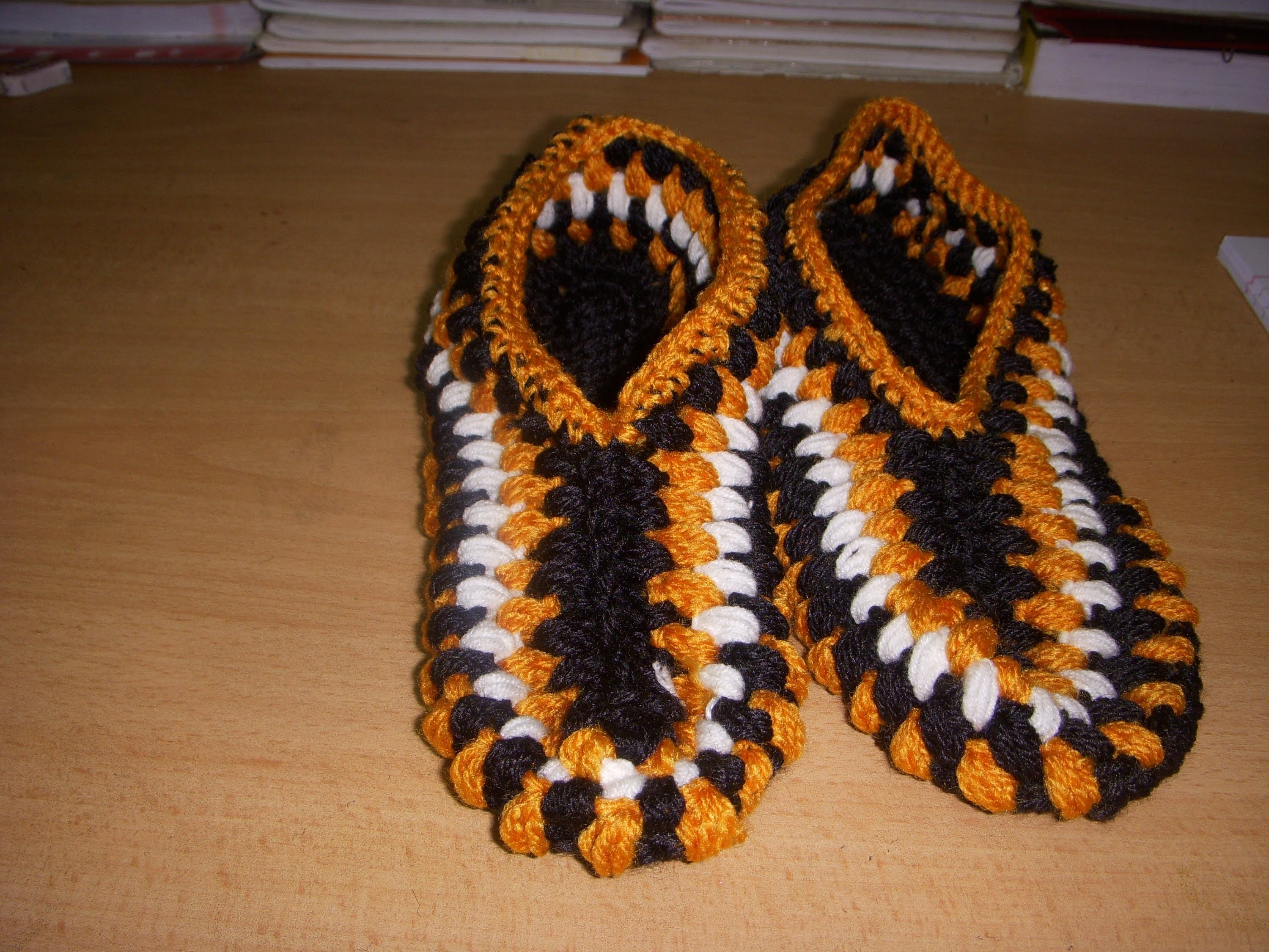 Crochet Adult Slipper Part-1