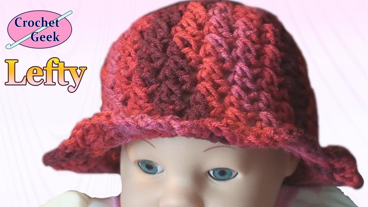 Crochet Baby Hat - Left Hand Crochet Geek