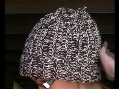 Crochet Beanie. Hat and Neck Warmer in 1 - Part 2 of 3 Tutorial