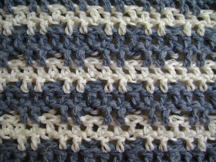 Crochet Triple or Treble Crochet + Front and Back Post Stitches