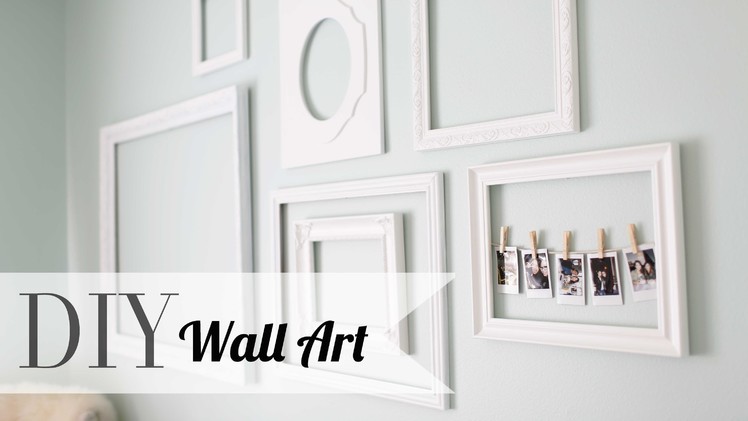 DIY Chic Wall Art & Polaroid Display | Home Decor  | ANNEORSHINE