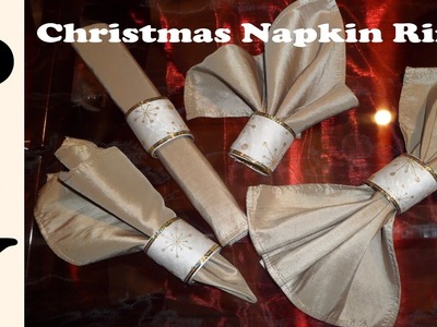 DIY Christmas Napkin Rings