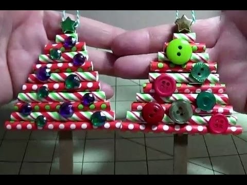 DIY~Cute & Festive Paper Straw Ornaments! Nice Money Holder Too!