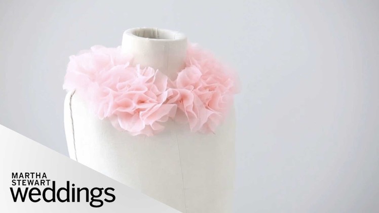 DIY Floral Collar  - Martha Stewart Weddings