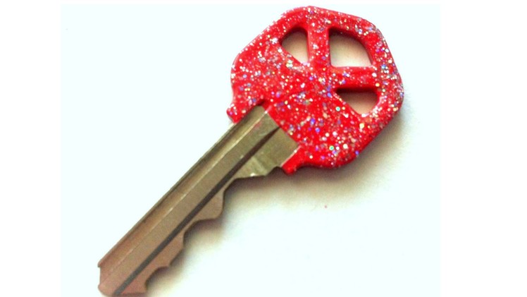 DIY: Glitter Nail Polish Keys