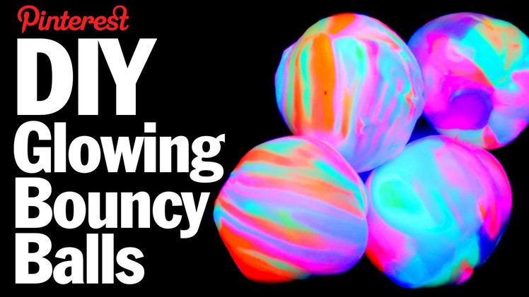 DIY Glowing Bouncy Balls - Kid Vs Pin - Pinterest Project #49