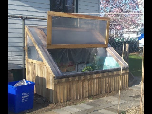 DIY: How I sided My Cold Frame Made From Pallets For FREE
