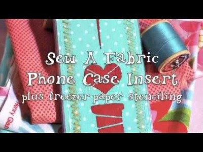 DIY Interchangeable Phone Case Inserts (Freezer-Paper Stencils)