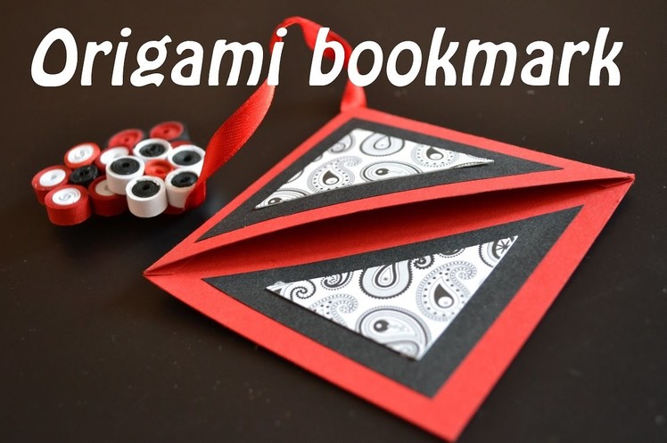 DIY Origami Simple Corner Bookmark - Tutorial ( Segnalibro ) - Origami for beginners