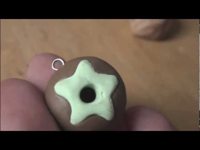 DOUGHNUT - Polymer Clay Charm - How To - SoCraftastic