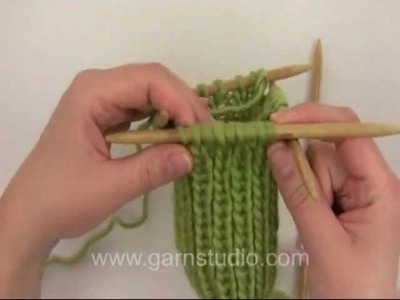 DROPS Knitting Tutorial: How to put stitches on a thread - all at the same time