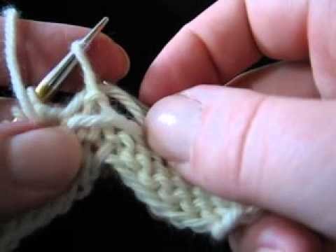 Fixing a Dropped Purl Stitch