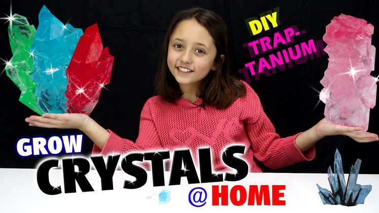 GROW CRYSTALS AT HOME!  DIY Traptanium. Skylanders Fun w. Sky Girl Lexi  (TRAP TEAM)