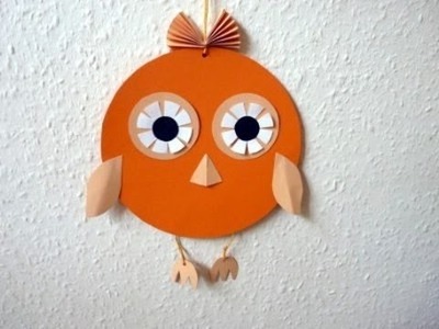 Halloween craft: Halloween owl