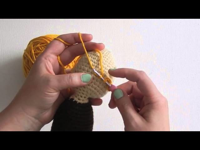 Ho To Create Curly Hair On Your Amigurumi - Crochet