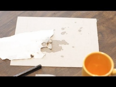 How to Burn the Edges of Paper to Make It Look Old : Paper Crafts