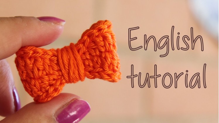 How to crochet a super cute bow
