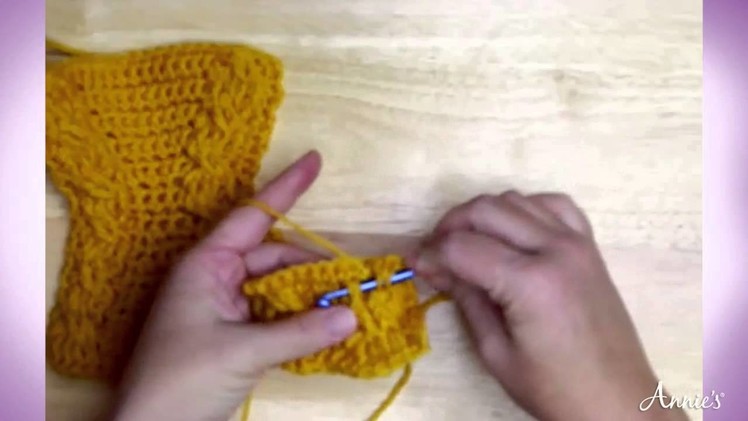 How to Crochet - Hourglass Cables Highlights