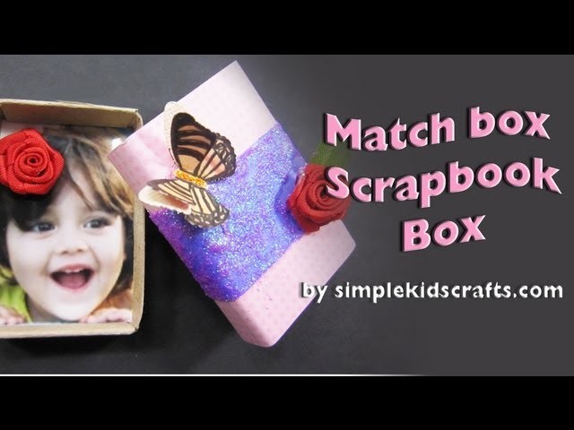 How to decorate a matchbox roses and butterflies - EP