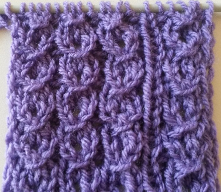 How to Knit Coin (pucker cable) Stitches