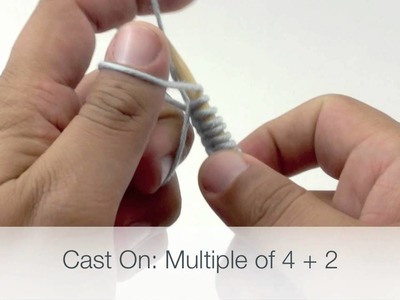 How to Knit the 2-Stitch Garter Rib Stitch (English Style)