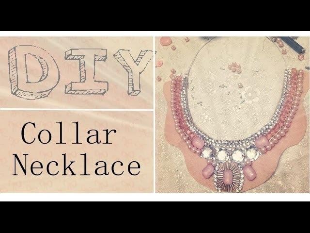 How to make a Beaded COLLAR NECKLACE
