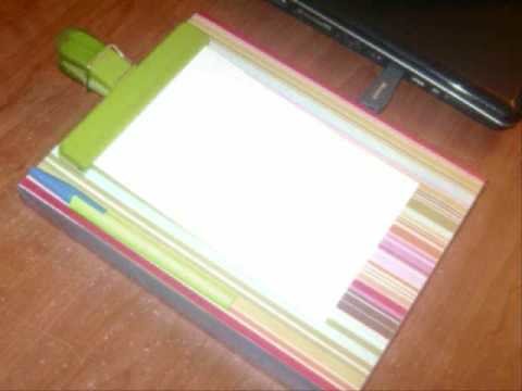 How to make a custom clipboard with a shoebox lid - EP