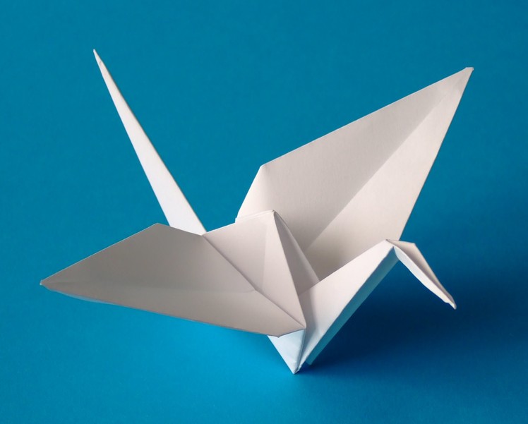 How to make a Flappy bird origami -Origami crane