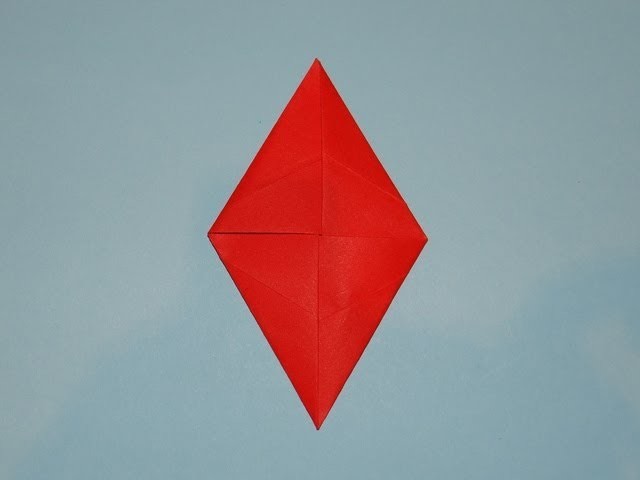 How To Make An Origami Christmas Diamond