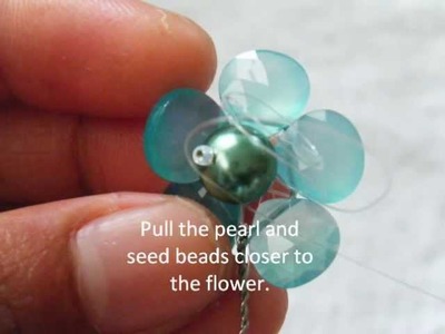 How to make flower pendant