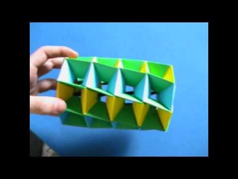 How to make Origami twisted tower (animation)