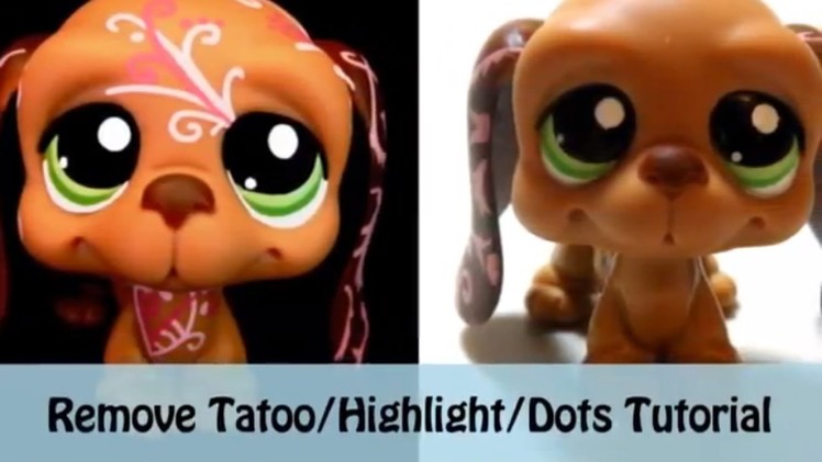 How To: Make-up 101 #1 Remove the Tatoo.Highlight.Dots (LPS)